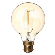 220V 60W Vintage Antique Edison Style Carbon Filamnet Clear Glass Bulb (Intl)