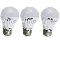 Bộ 3 Bóng đèn Unilife LED A50/3W (Trắng)