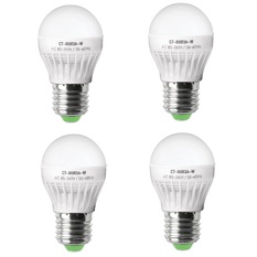 Bộ 4 bóng đèn led bulb 3W Legi CT-BU03A-W (Trắng)