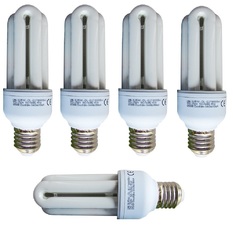 Bộ 5 Bóng đèn Compact Unilife 3U-15W E27 DL (Trắng)