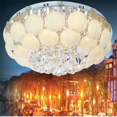 Đèn Mâm Tròn Pha Lê Led - DL3593