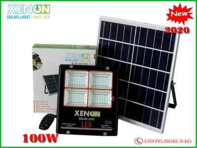 Đèn pha Xenon CX 100W| năng lượng mặt trời | viền cam
