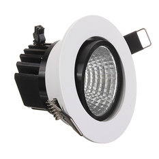 Dimmable 6W 9W 12W 15W COB LED Downlight Kit Fixture Recessed Ceiling Light Bulb Warm White (Intl)