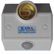 Đui đèn cảm ứng Kawa SS68B (Trắng)