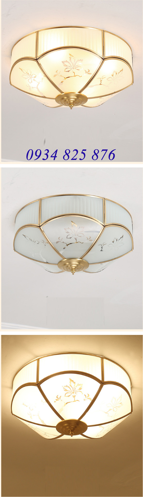 Đèn Ốp Trần Đồng-LT696