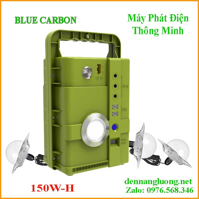 Bình Tích Điện Năng Lượng Mặt Trời DC TIME 150W-H|Blue Carbon