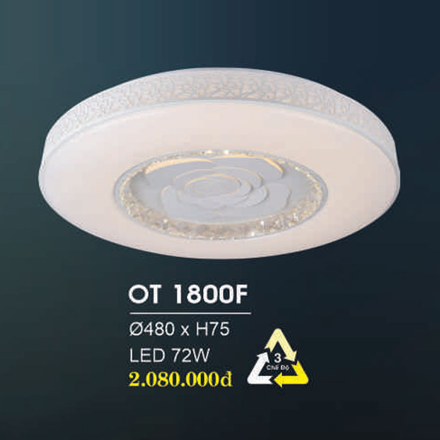 Đèn Ốp Trang Trí Hiện Đại Năm 2022 OT-1800F