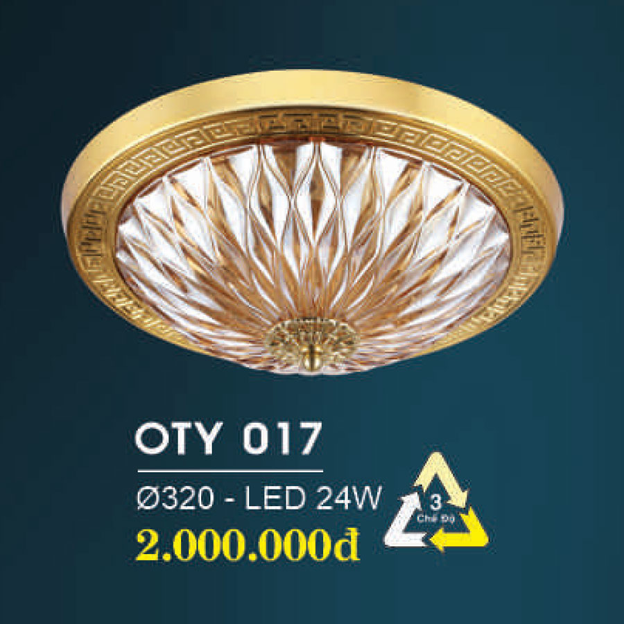 Đèn Ốp Trang Trí Hiện Đại Năm 2022 OTY-017