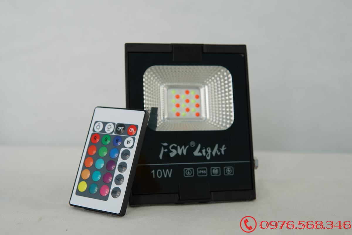 Đèn pha FSW 10W nhiều màu