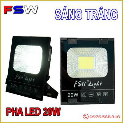 Đèn pha FSW 20W| đèn led ánh sáng trắng
