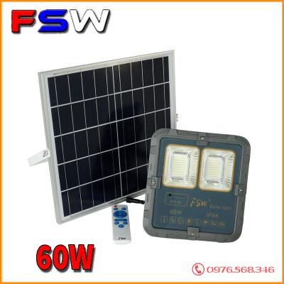 Đèn pha năng lượng mặt trời  FSW 60W giá tốt