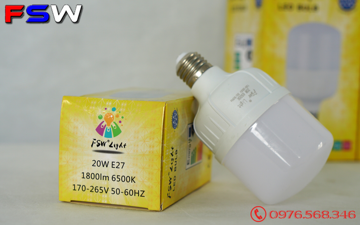 Đèn bóng bulb FSW 20W siêu tiết kiệm