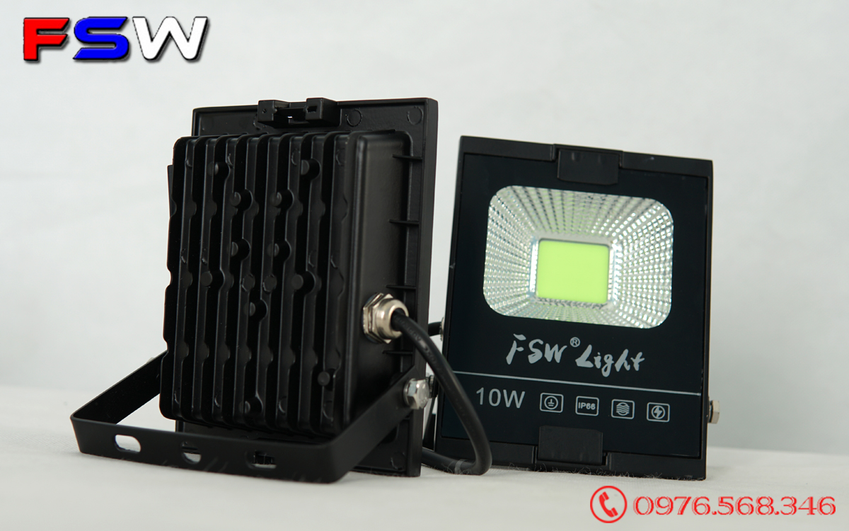 Đèn pha led FSW 10W| ánh sáng xanh lá