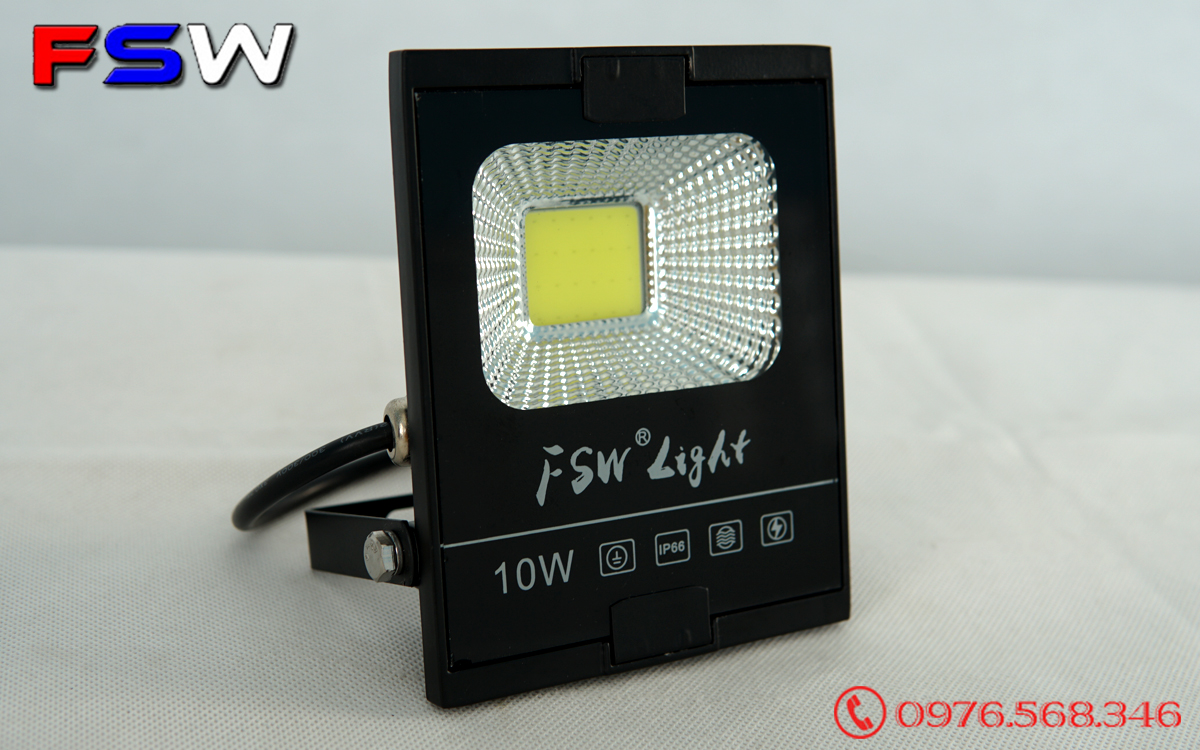 Đèn pha led FSW 10W ánh sáng trắng