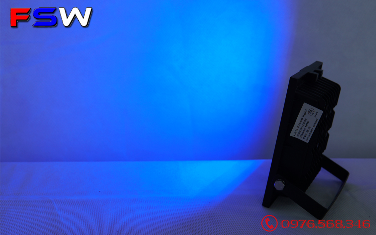Đèn pha FSW 10W xanh dương| đèn pha COB giá rẻ