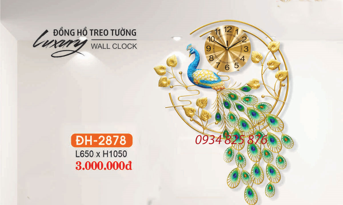 Đồng Hồ Decor Trang Trí Phòng Ngủ HF-2878