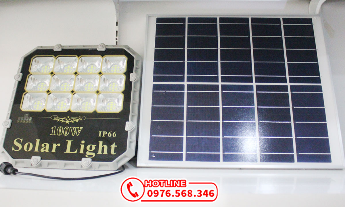 Đèn pha năng lượng mặt trời 100w cao cấp Roiled TF-100w