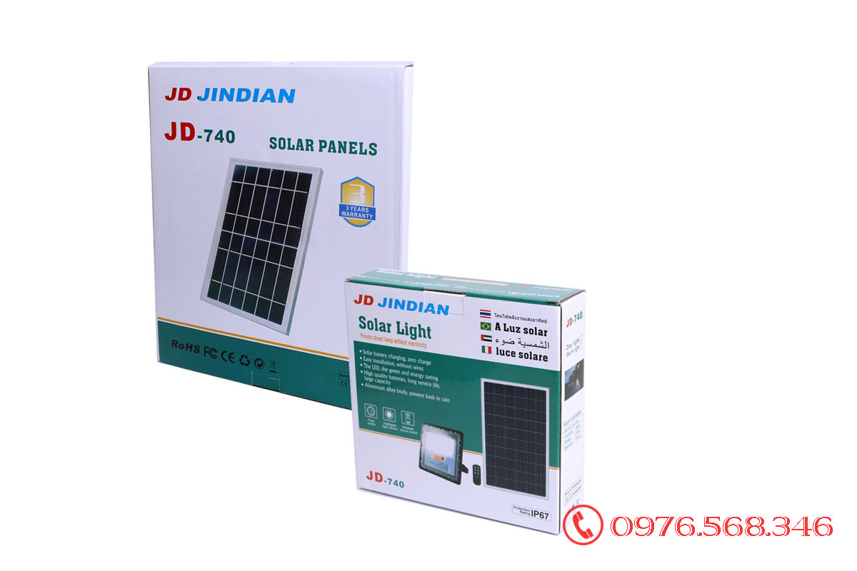 Đèn pha solarlight JinDian JD40W-740 Đèn pha solarlight JinDian JD40W-740