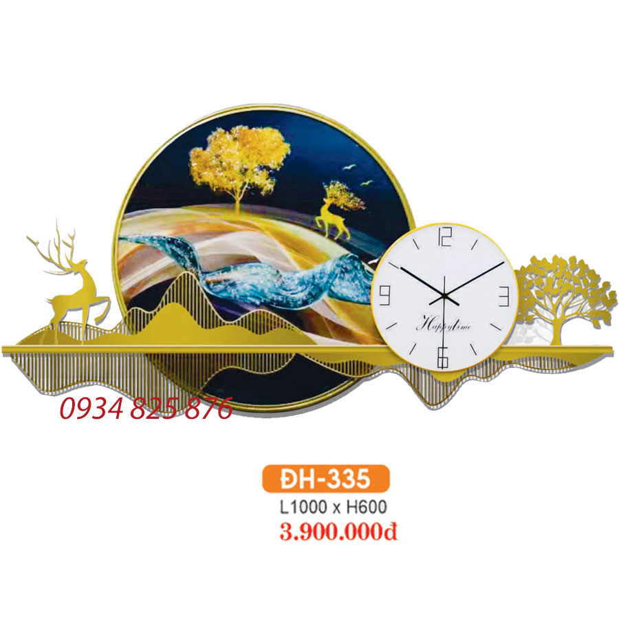 Đồng Hồ Decor Trang Trí Sang Trong HF-332