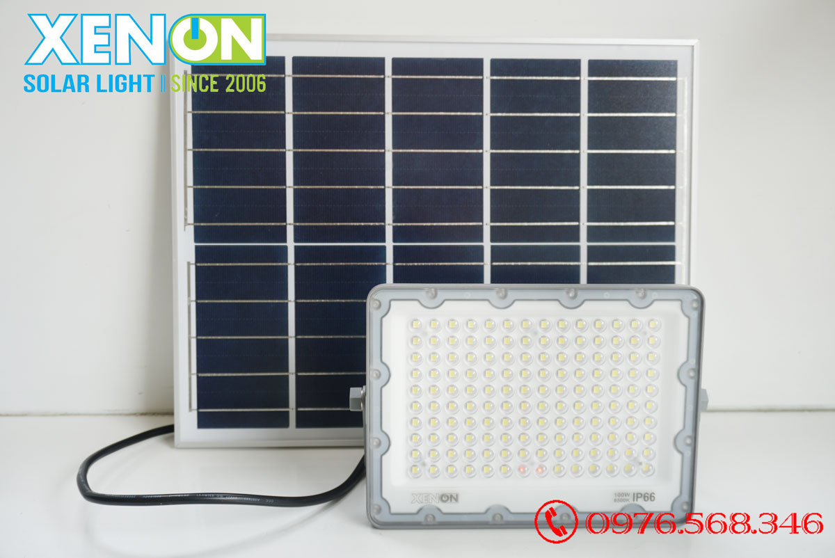 Đèn pha năng lượng mặt trời Xenon Deluxe DL100W
